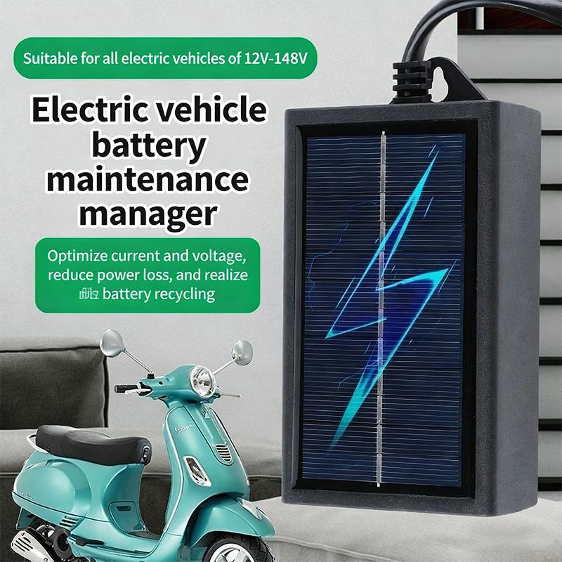 Solar Powered Charger - Solarbetriebenes 12V 24V Batterieladegerät für Elektroautos