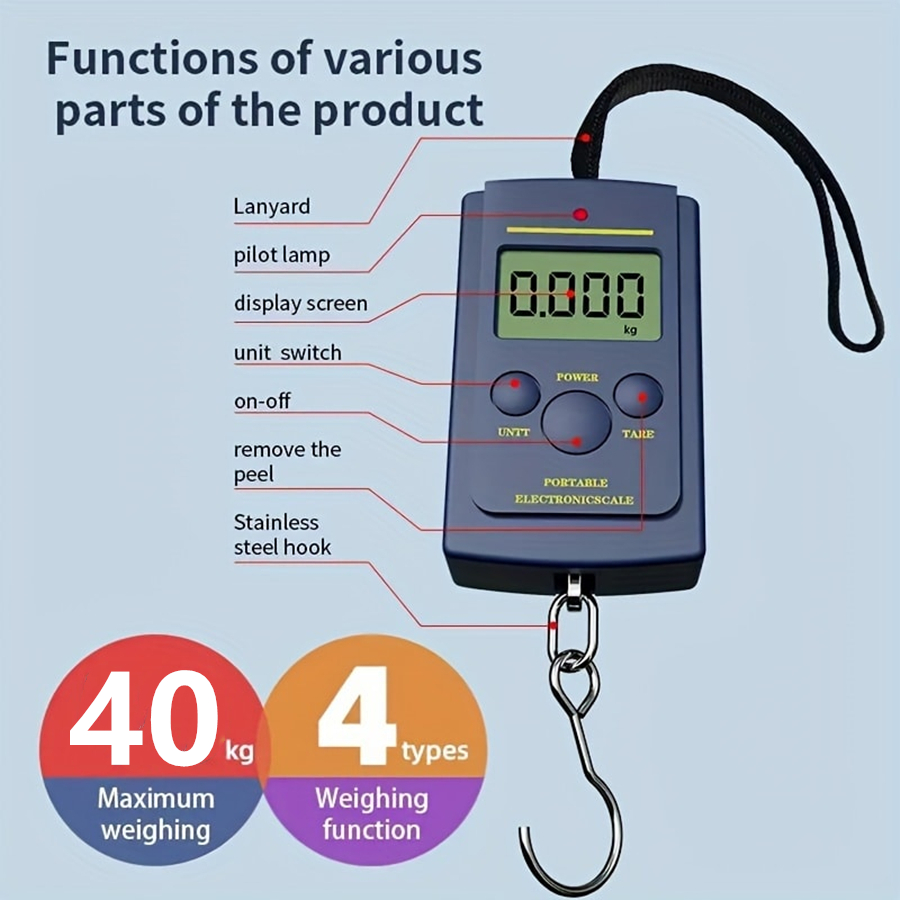 Electronics And Gadgets - 40 kg Multifunktionale Mini Elektronische Digitale