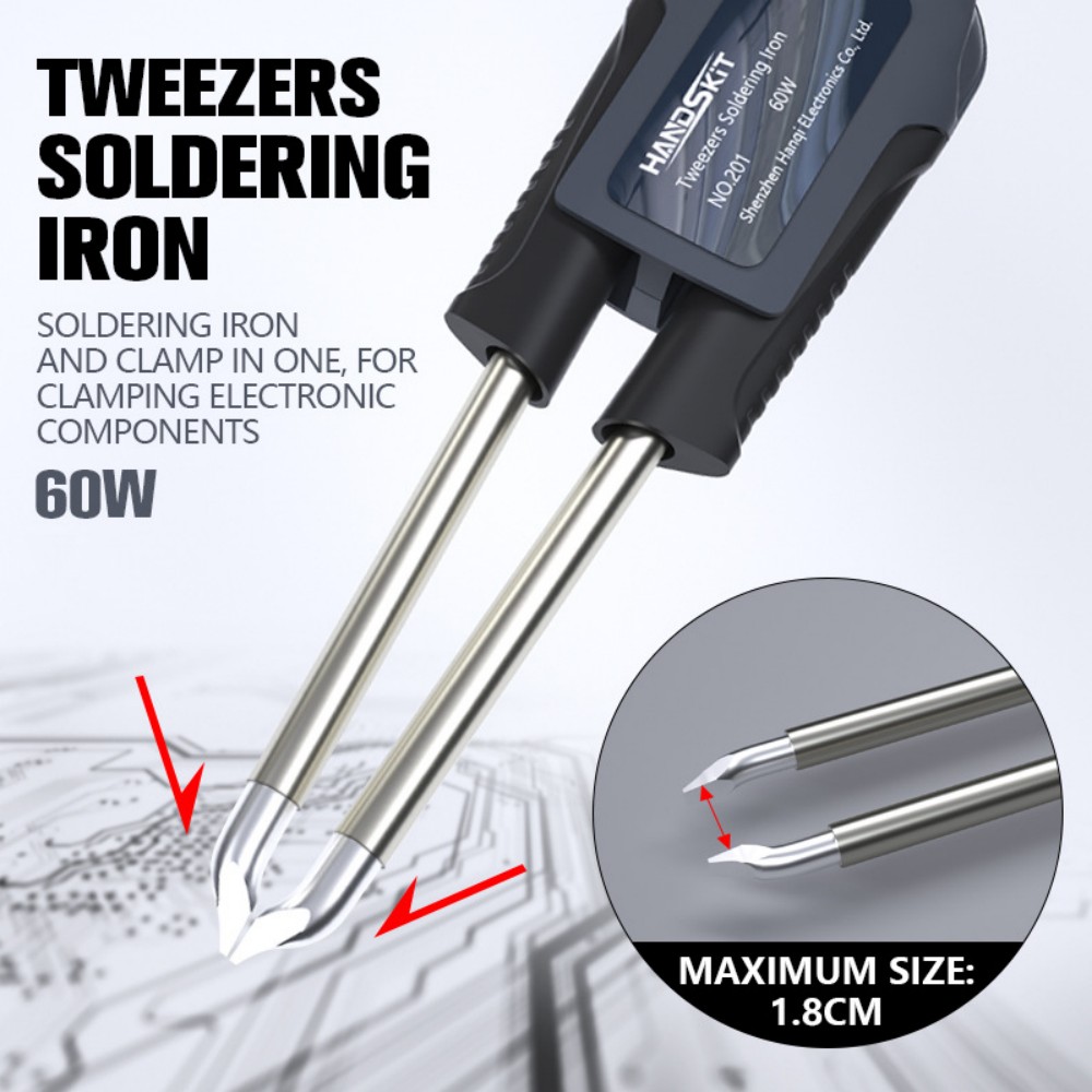 Electronics And Gadgets - T12 Löt-Pinzettengriff – Zweikanal-Temperaturregelung SMD-Lötgriff Professionelles