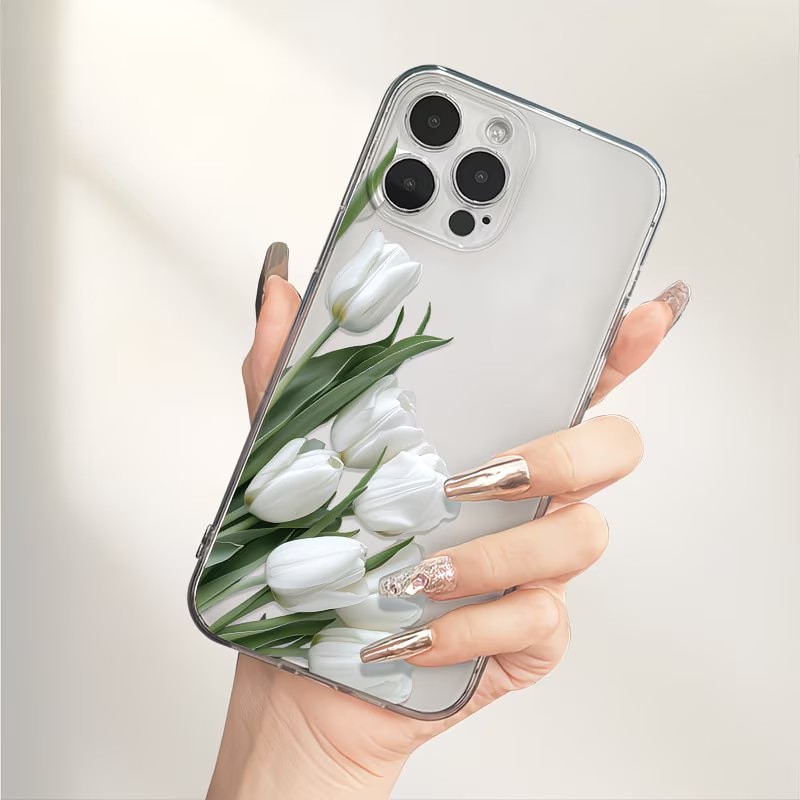 Apple Iphone 16 - Tulpen-Bedruckte Handyhülle für iPhone 13 11