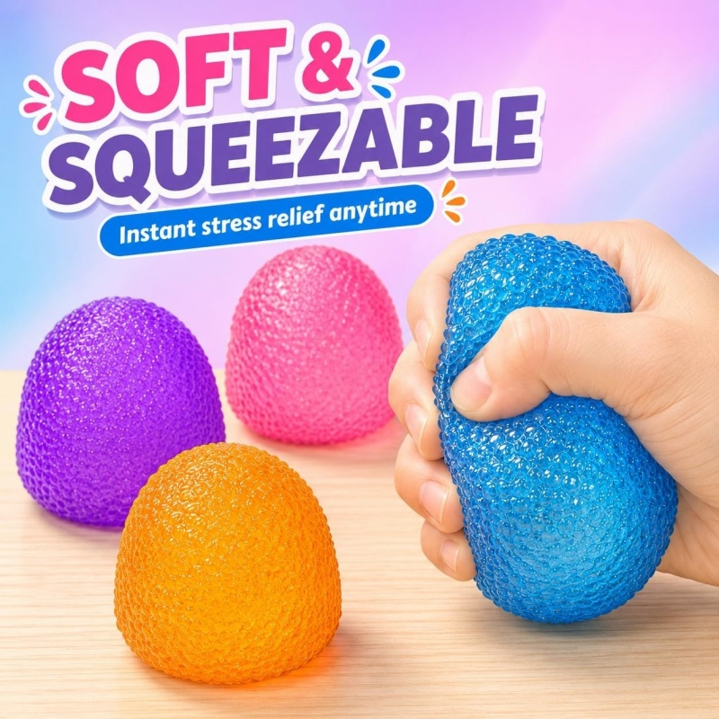Electronics Gadgets Bag - Gumdrop Squishy Spielzeug Mini-Bonbon-Stressball Sensorisches Quetschspielzeug