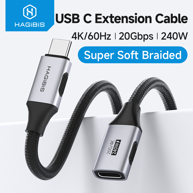 Smart Glasses Ar - Hagibis USB-C Verlängerungskabel USB Typ-C Stecker