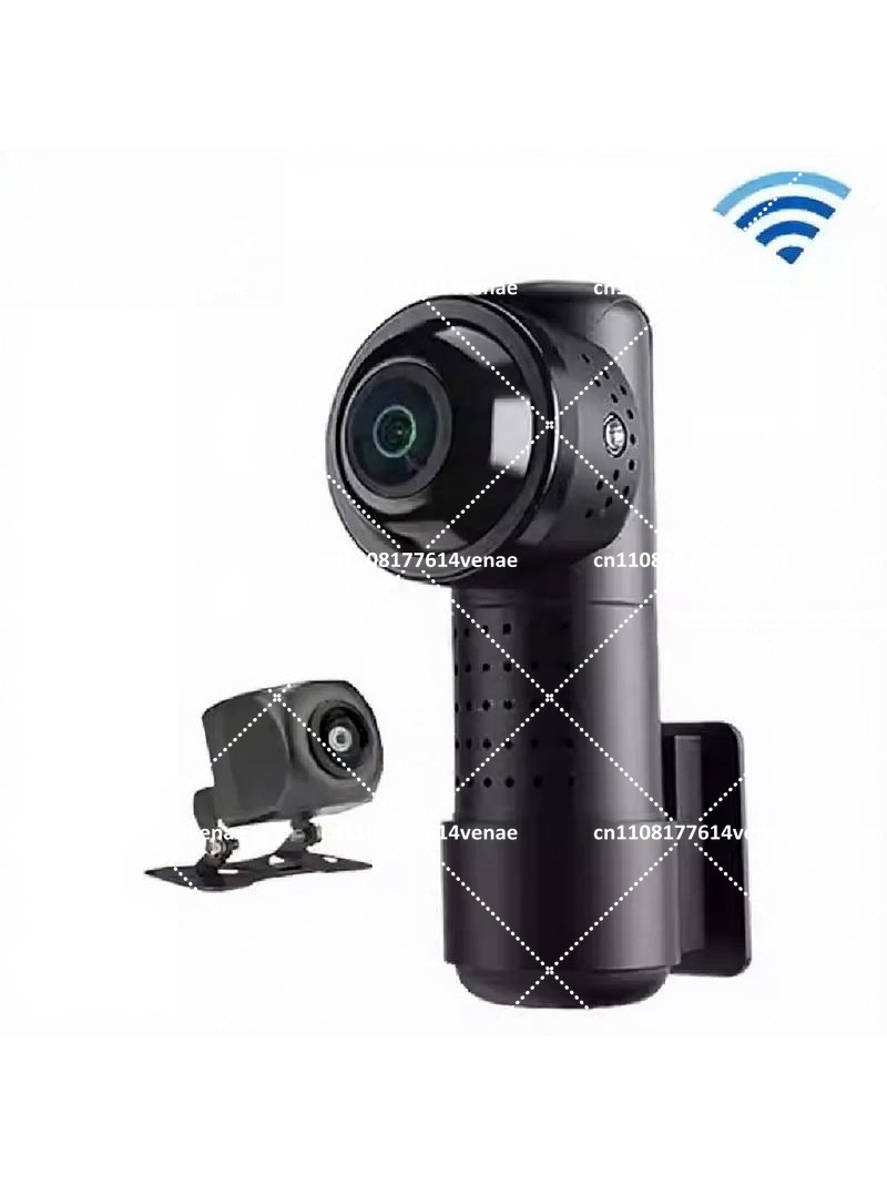 Panoramic Dash Cam 360 - 360-Grad-Panorama Kabelloser Auto-DVR HD Fahrzeugrekorder Dashcam