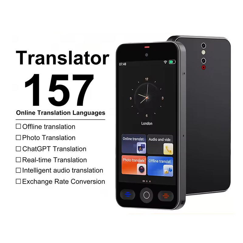 Portable Translator Device - S10 Pro Sprachübersetzer-Gerät mit 152 Sprachen,
