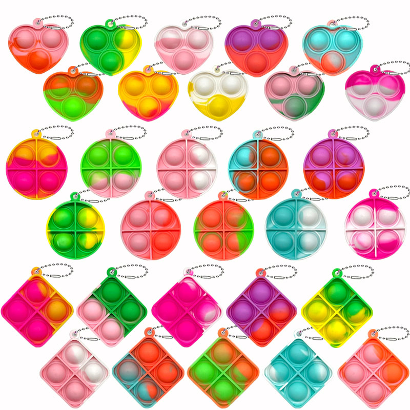 Electronics Gadgets Bag - 20 Stück Mini-Pop-Schlüsselanhänger für Kleinkinder, sensorisches