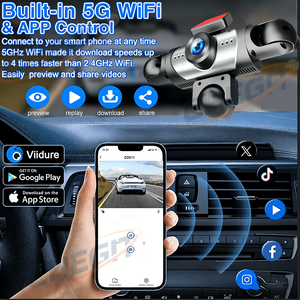 2026 NEUER 3/5-Kamera Auto-DVR – Panoramic Dash Cam 360 Bewertung und Preis