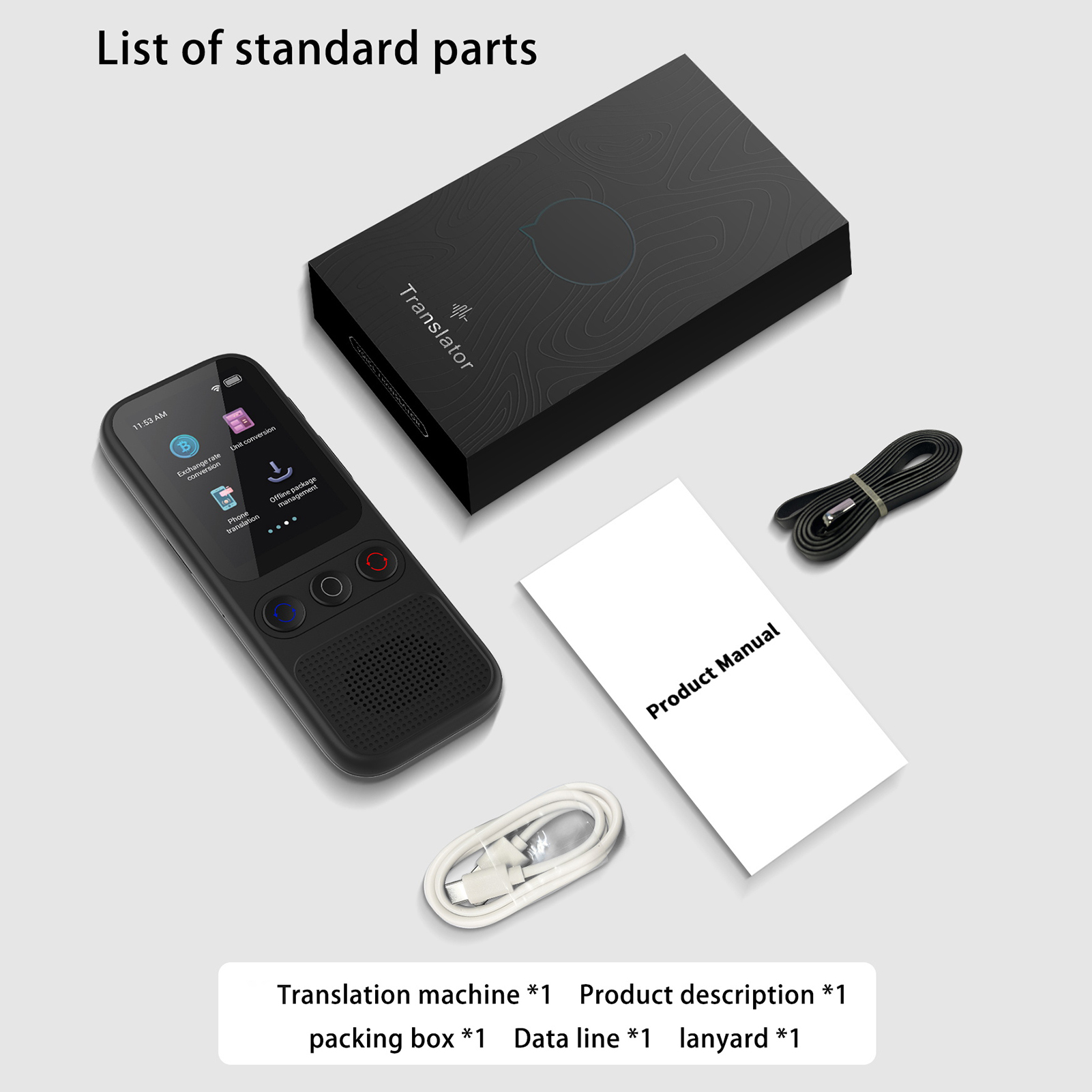 S80-Sprach-KI-Übersetzergerät  – Portable Translator Device Bewertung und Preis
