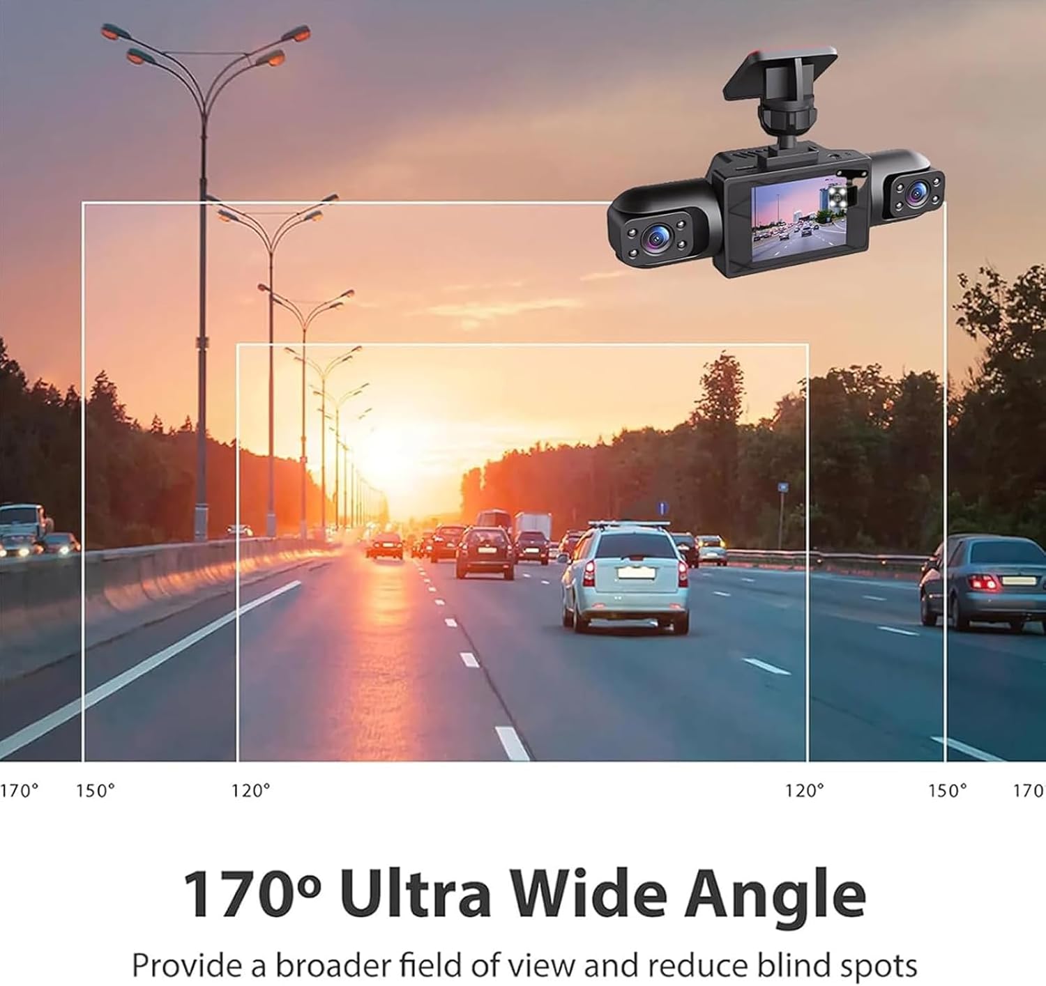 Rundum 360-Grad 1080P Panorama – Panoramic Dash Cam 360 Bewertung und Preis