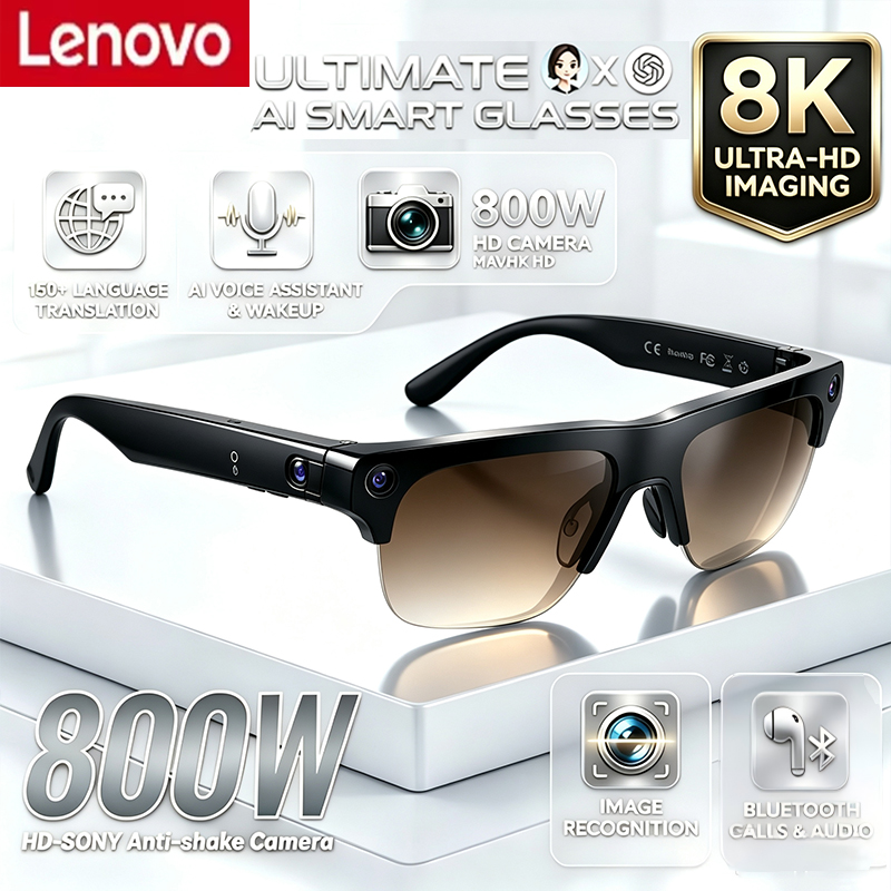 Lenovo Smart AI-Brille 800w HD – Smart Glasses Ar Bewertung und Preis