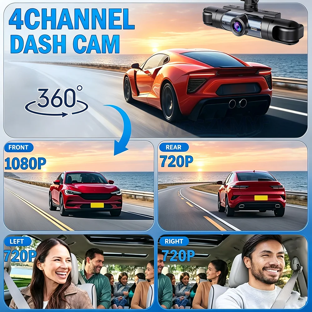 HD 1080P 3/4H 360 °   Panorama – Panoramic Dash Cam 360 Bewertung und Preis